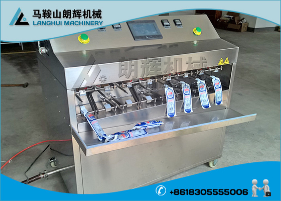 Bagged Tomato sauce Filling and Sealing Machine for Stand Up Pouch | Doypack المزود